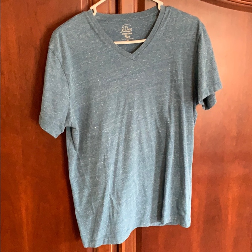J. Crew | Medium blue broken in knit goods t-shirt
